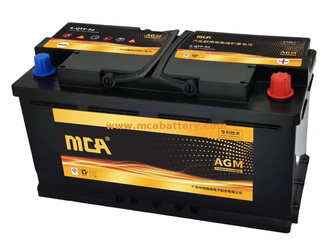 Start-Stopp 12V Agm Start-Stopp-Batterie für Fahrzeug