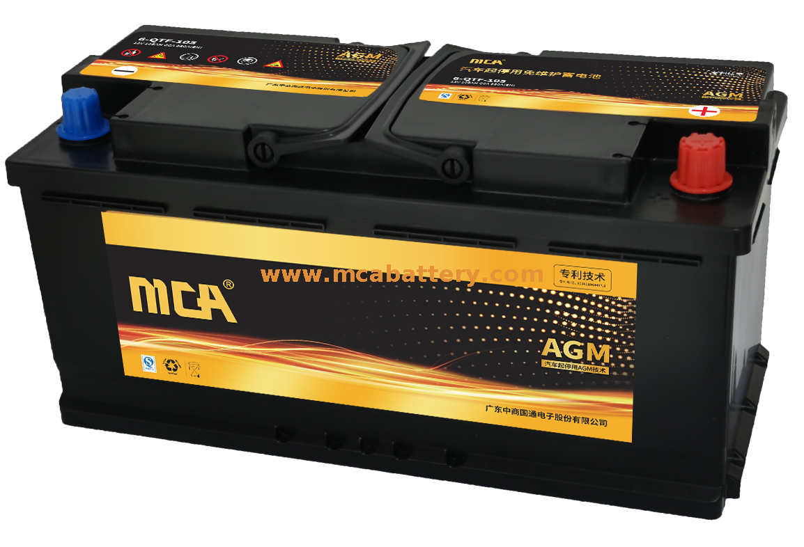 VRLA 105ah Auto Agm Start-Stopp-Batterie