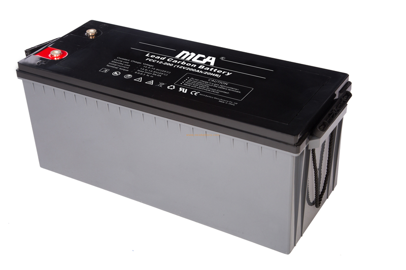 Telecom 12V 200ah Blei-Kohle-Batterie für Wechselrichter